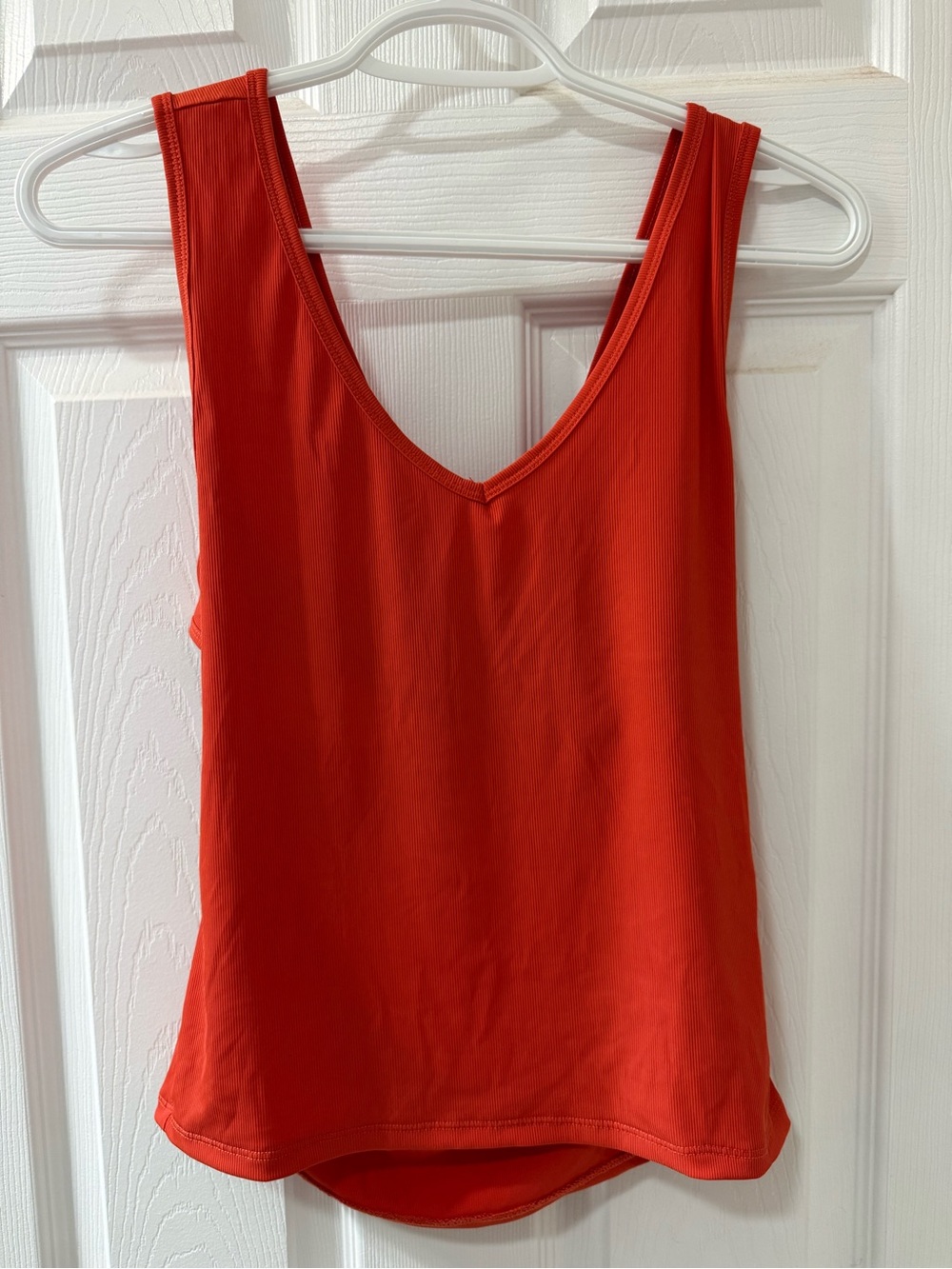 ZYIA Orange V-Neck Tank Top